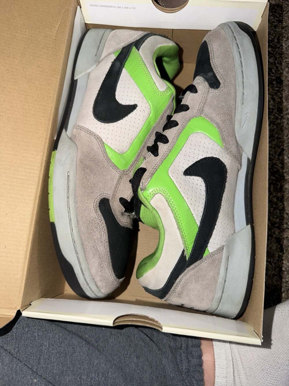 Size 12 - Nike Zoom Air Regime Soft Grey Lime